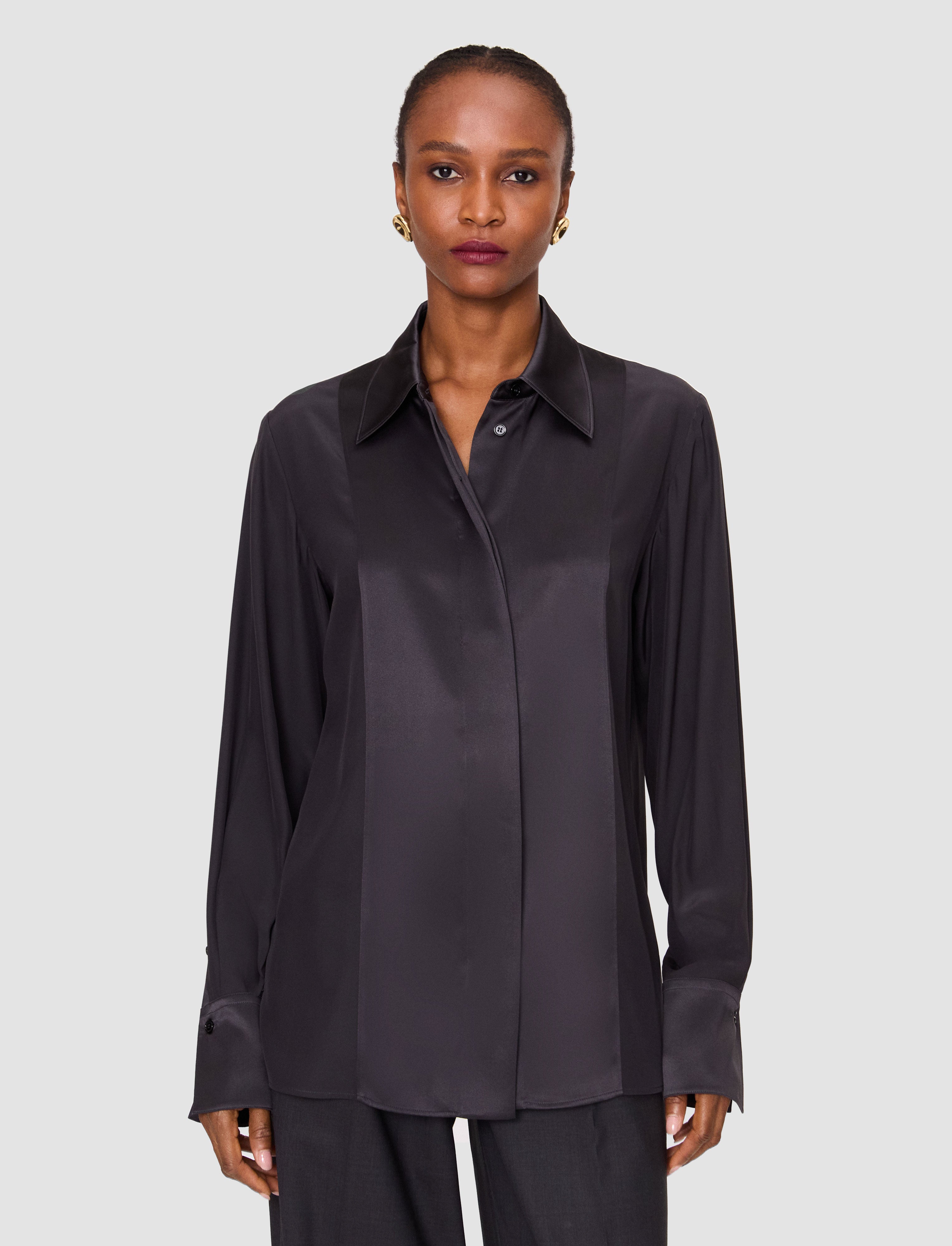 grey-childs-silk-satin-blouse-JOSEPH