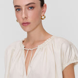 Cindy Cotton Sateen Blouse 32 - Joseph