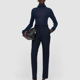 Blue Coleman Long Gabardine Stretch Trousers - Joseph