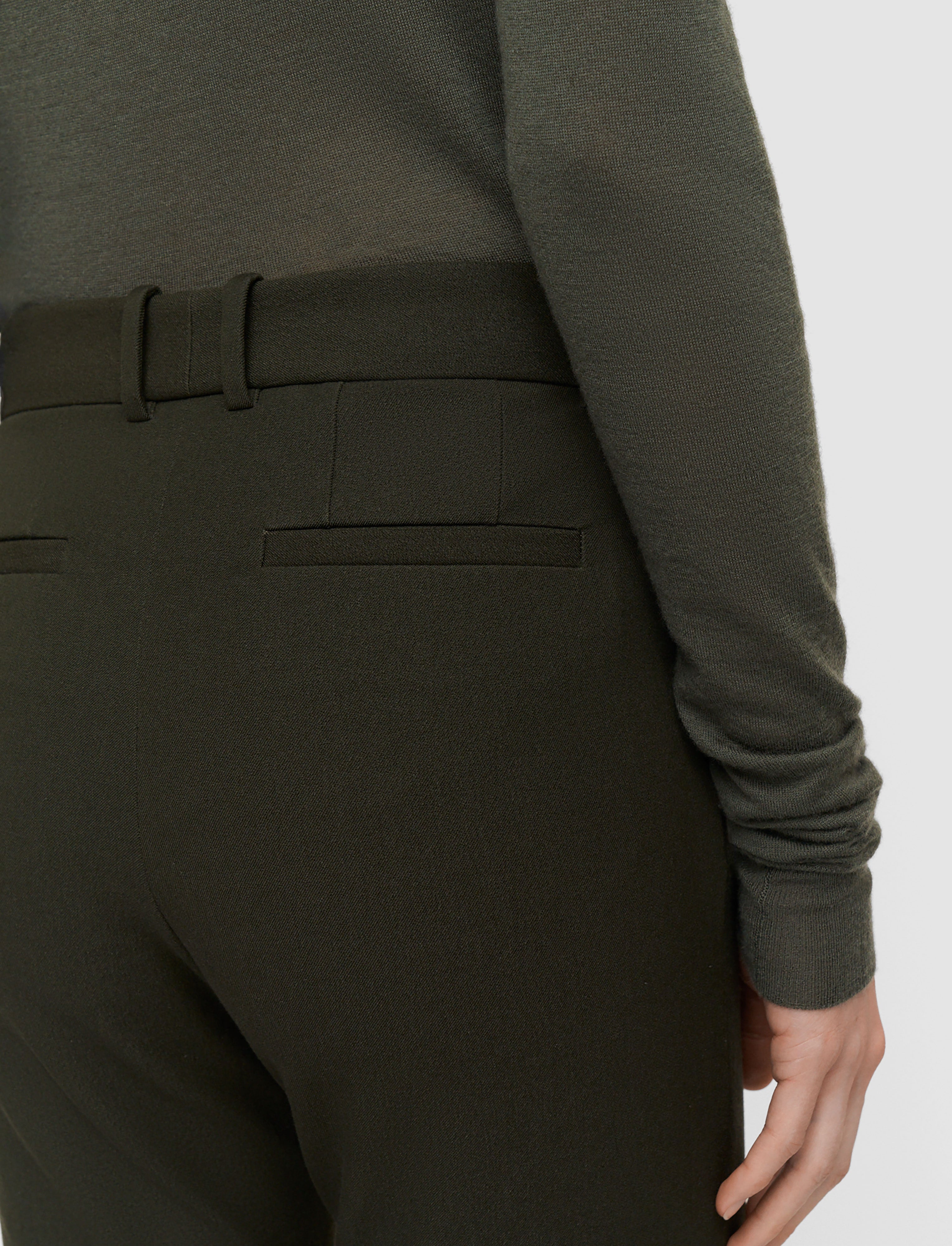 緑-coleman-long-gabardine-stretch-トラウザーズ-JOSEPH