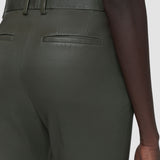 Pantalon Coleman Long en cuir stretch 