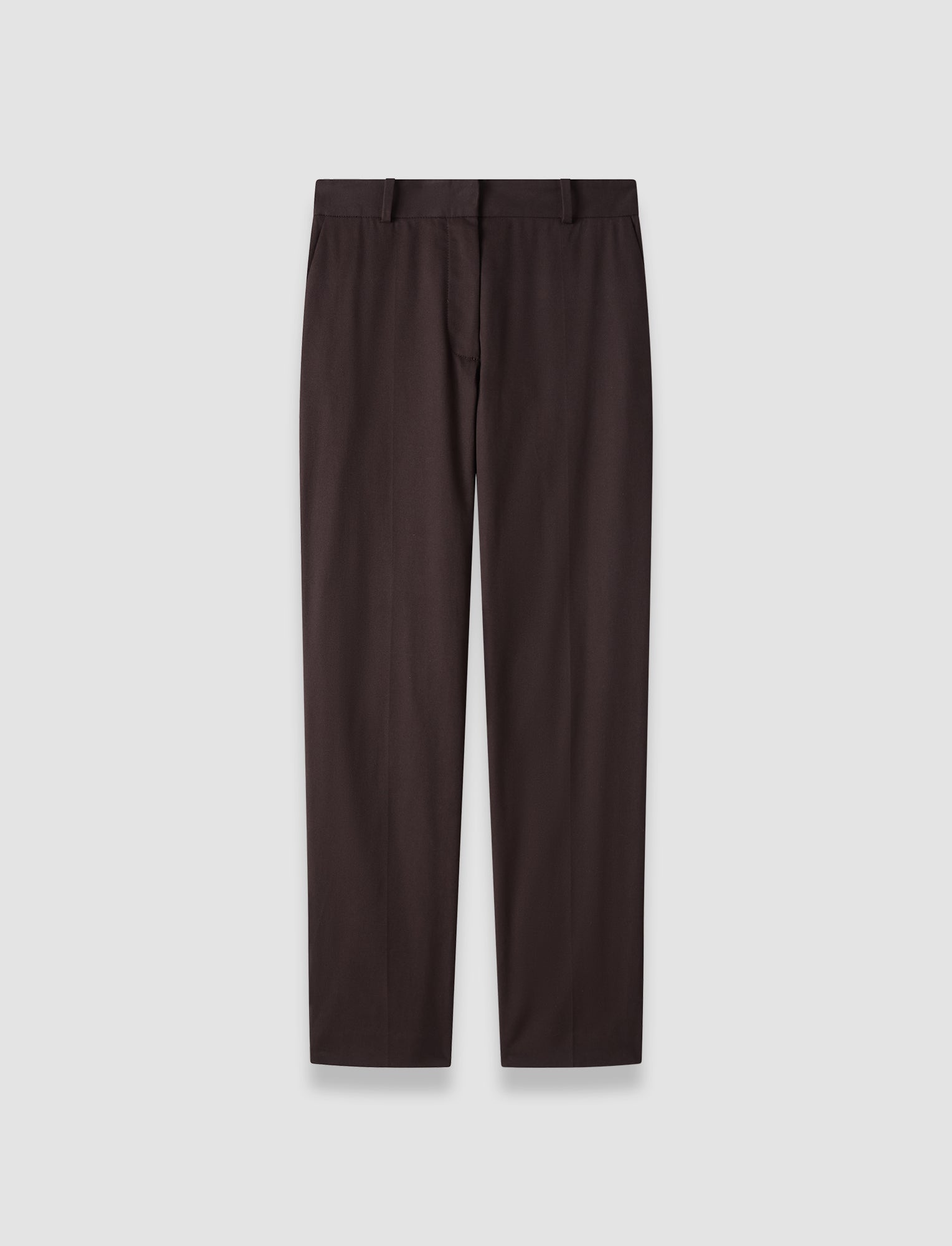 brown-coleman-long-light-cotton-trousers-JOSEPH