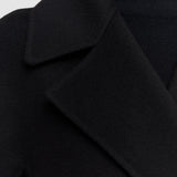 Black Costana Double Face Cashmere Coat - Joseph