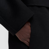 Black Costana Double Face Cashmere Coat - Joseph