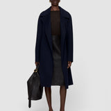 Blue Costana Double Face Cashmere Coat - Joseph