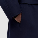 Blue Costana Double Face Cashmere Coat - Joseph