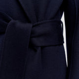 Blue Costana Double Face Cashmere Coat - Joseph