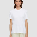 White Cotton Silk Jersey T-Shirt - Joseph
