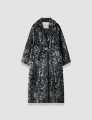 Multicolor Dale Brushed Wool Coat - Joseph
