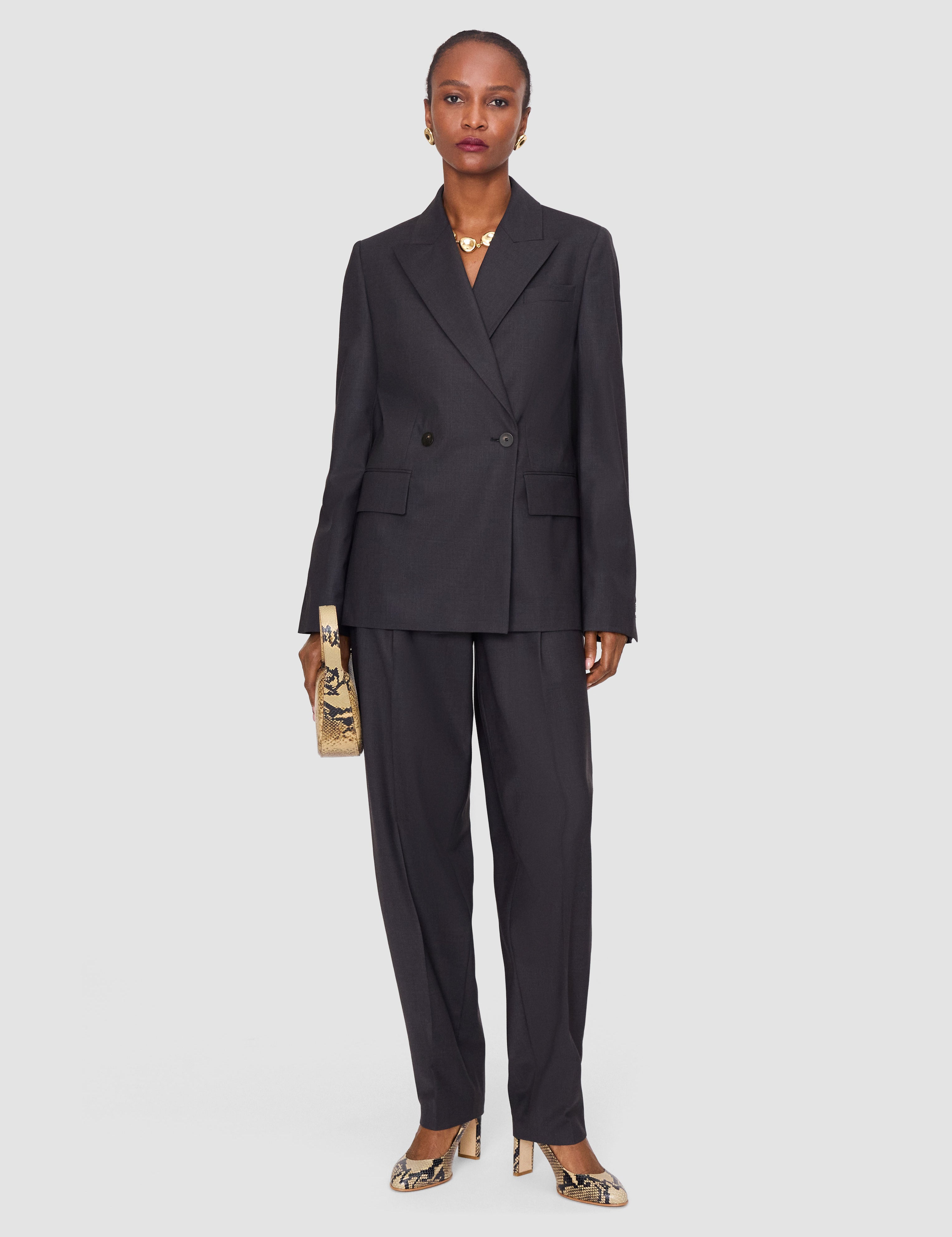 Grey Dana Wool Tailoring Jacket - Joseph
