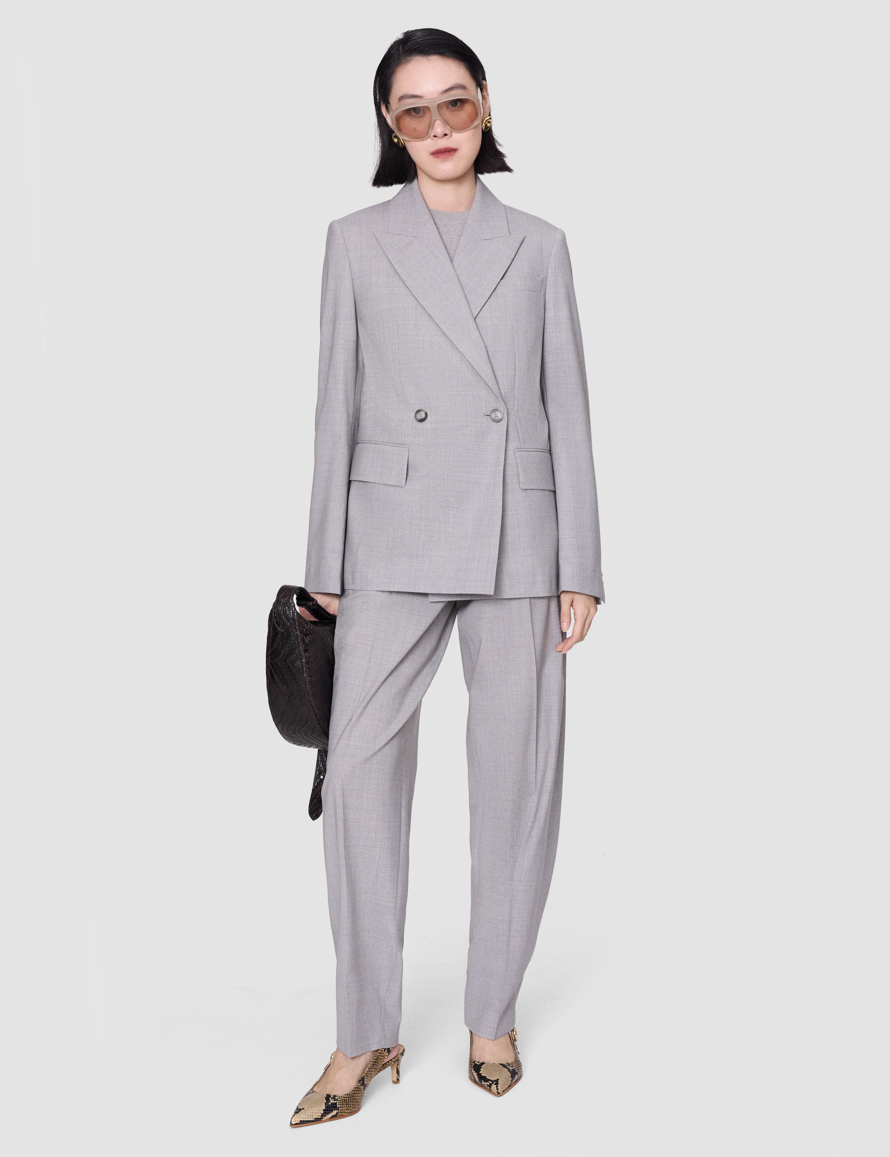 Grey Dana Wool Tailoring Jacket - Joseph