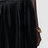 Black Didi Light Nappa Leather Skirt - Joseph