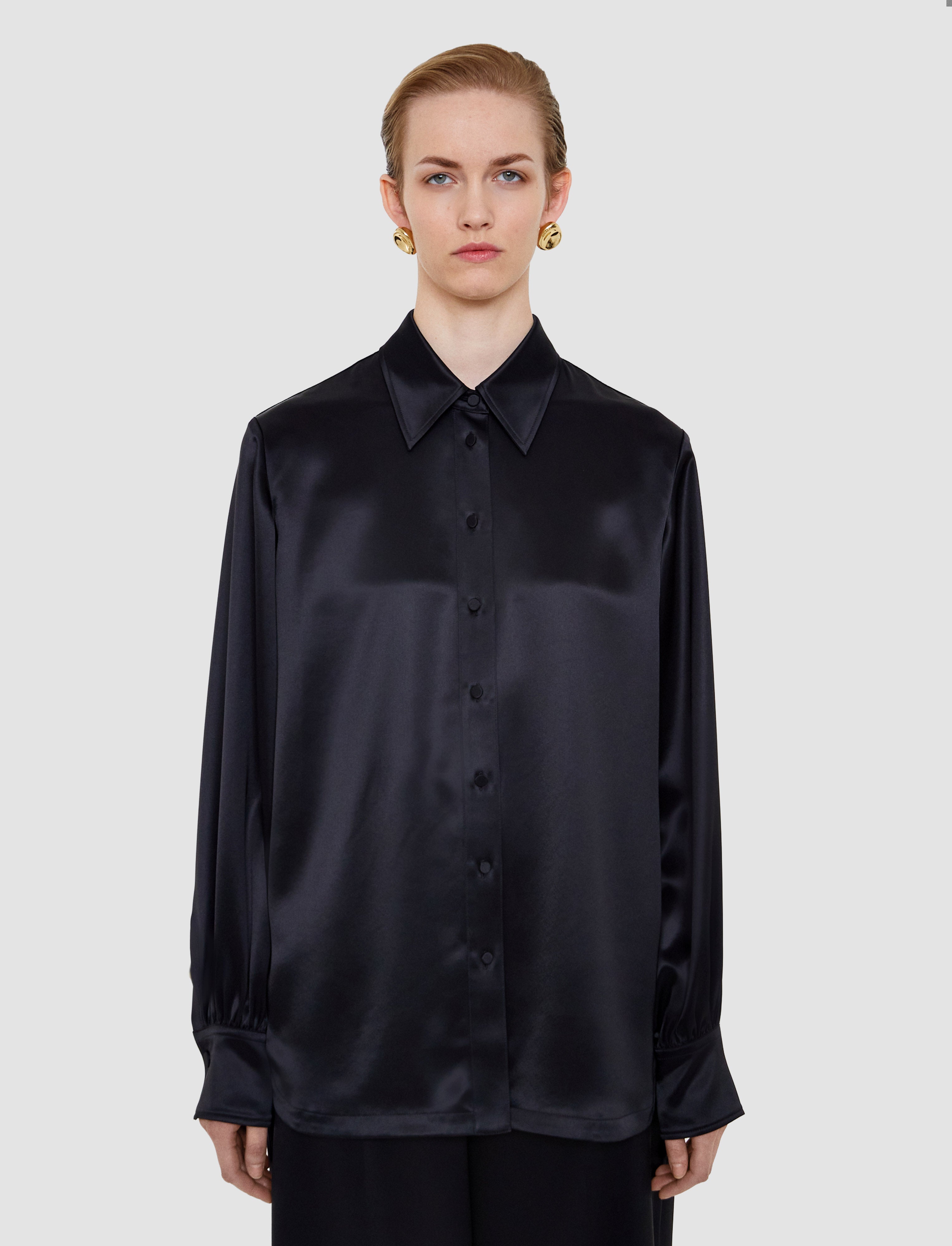 black-dieu-double-satin-blouse-JOSEPH