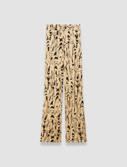 Multicolour Dijon Printed Crinkle Trousers - Joseph