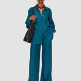 Dijon Silk Stripe Trousers