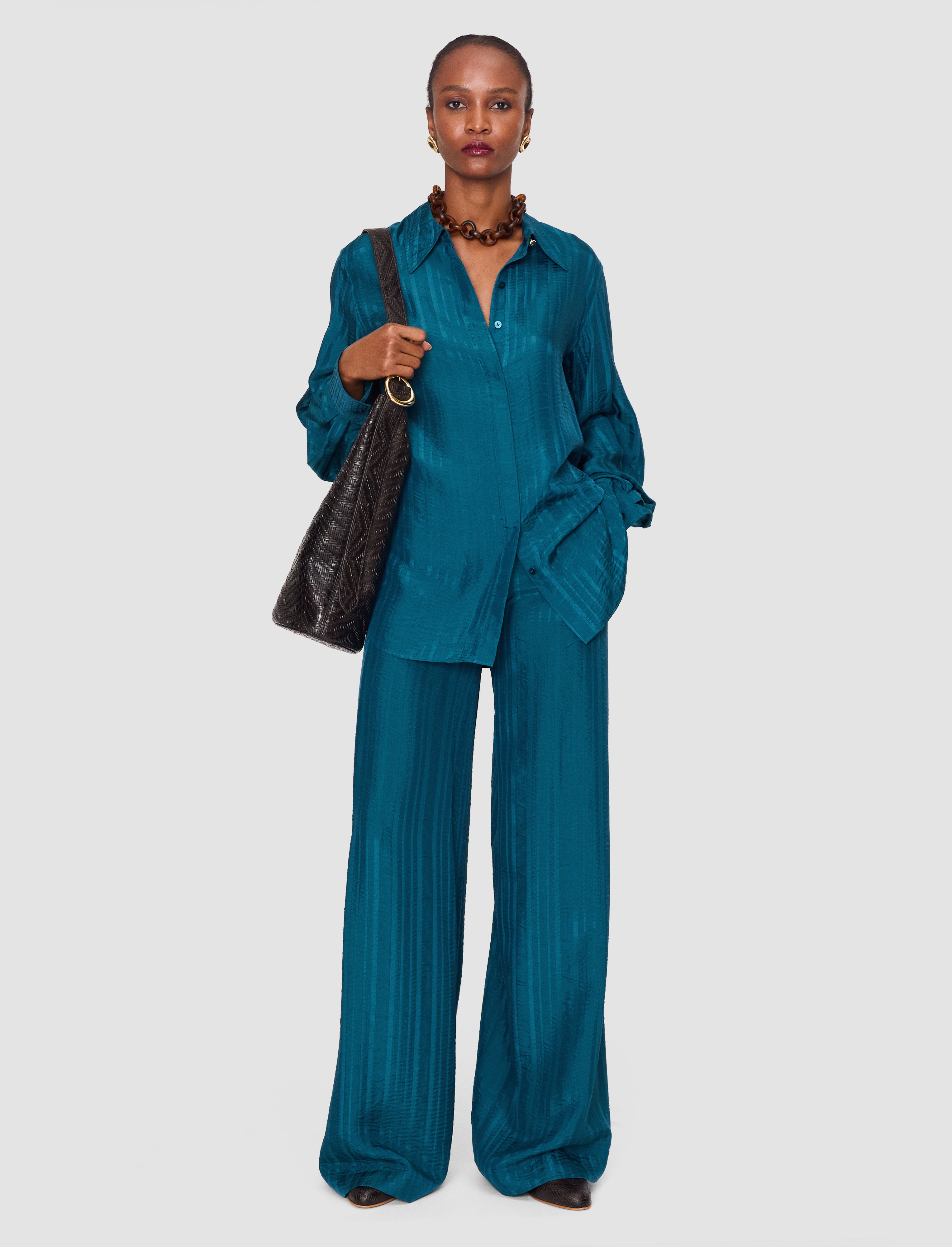 blue-dijon-silk-stripe-trousers-JOSEPH