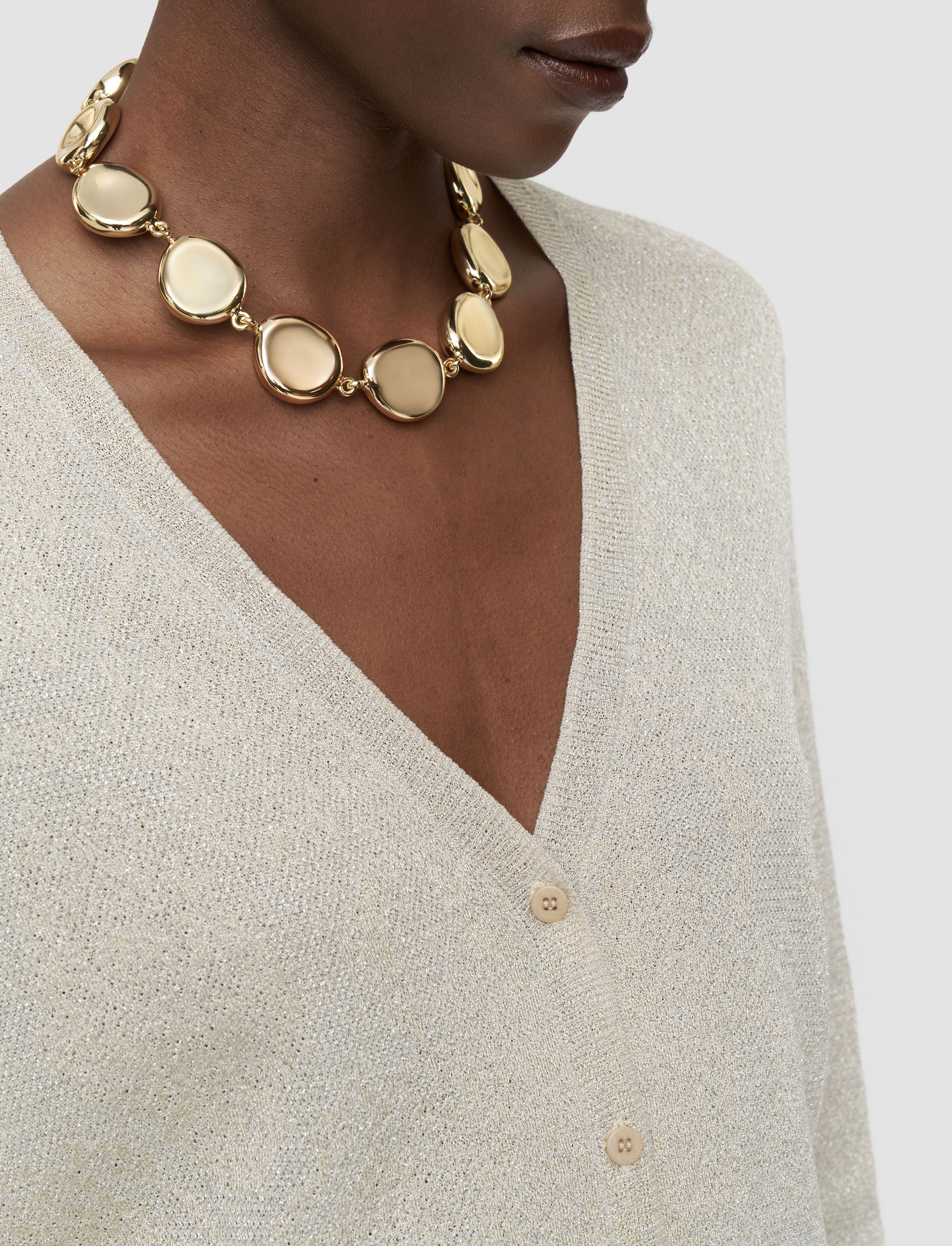 gold-cardigan-en-maille-a-motif-serpent-doris-lurex-JOSEPH