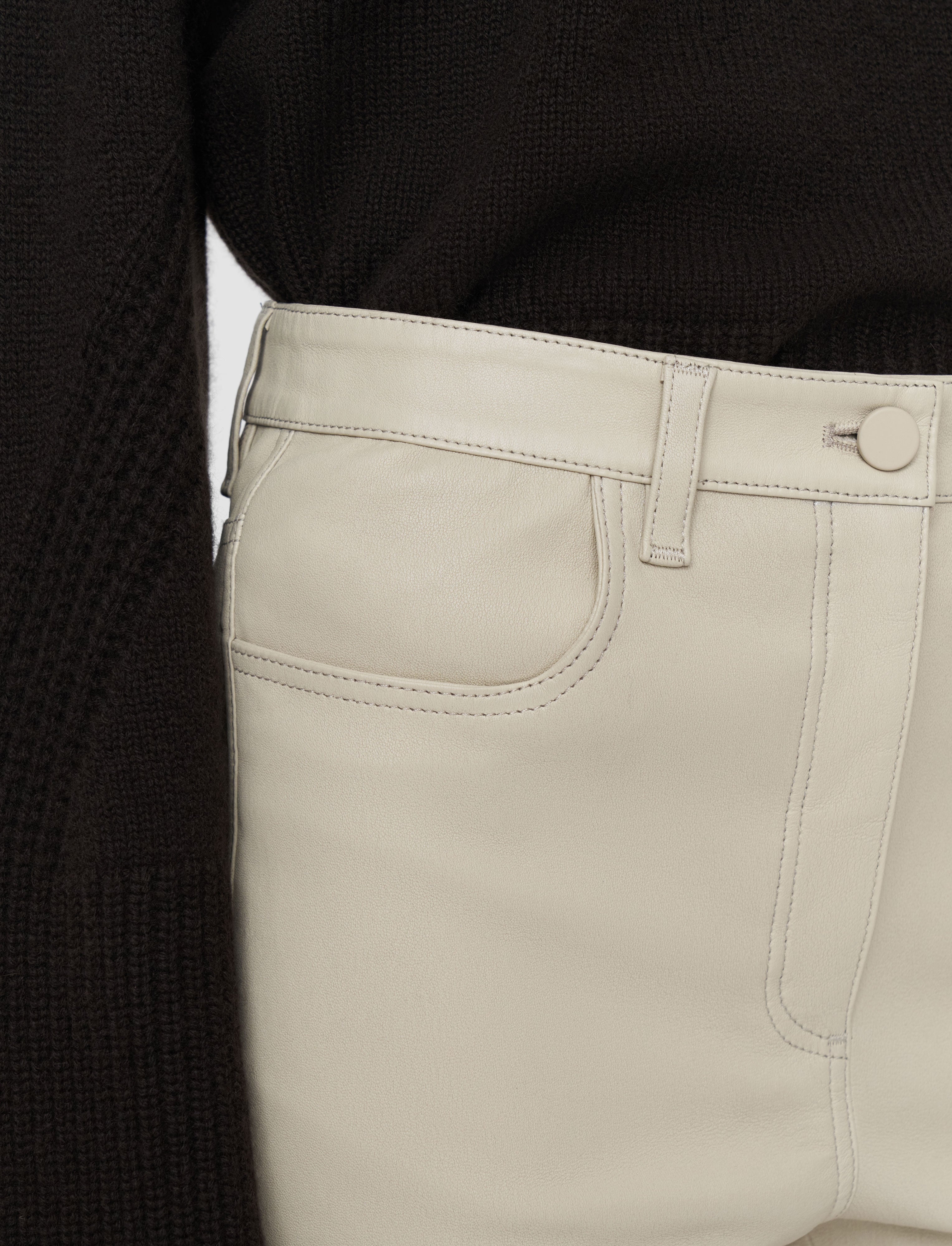 beige-duke-leather-stretch-trousers-JOSEPH