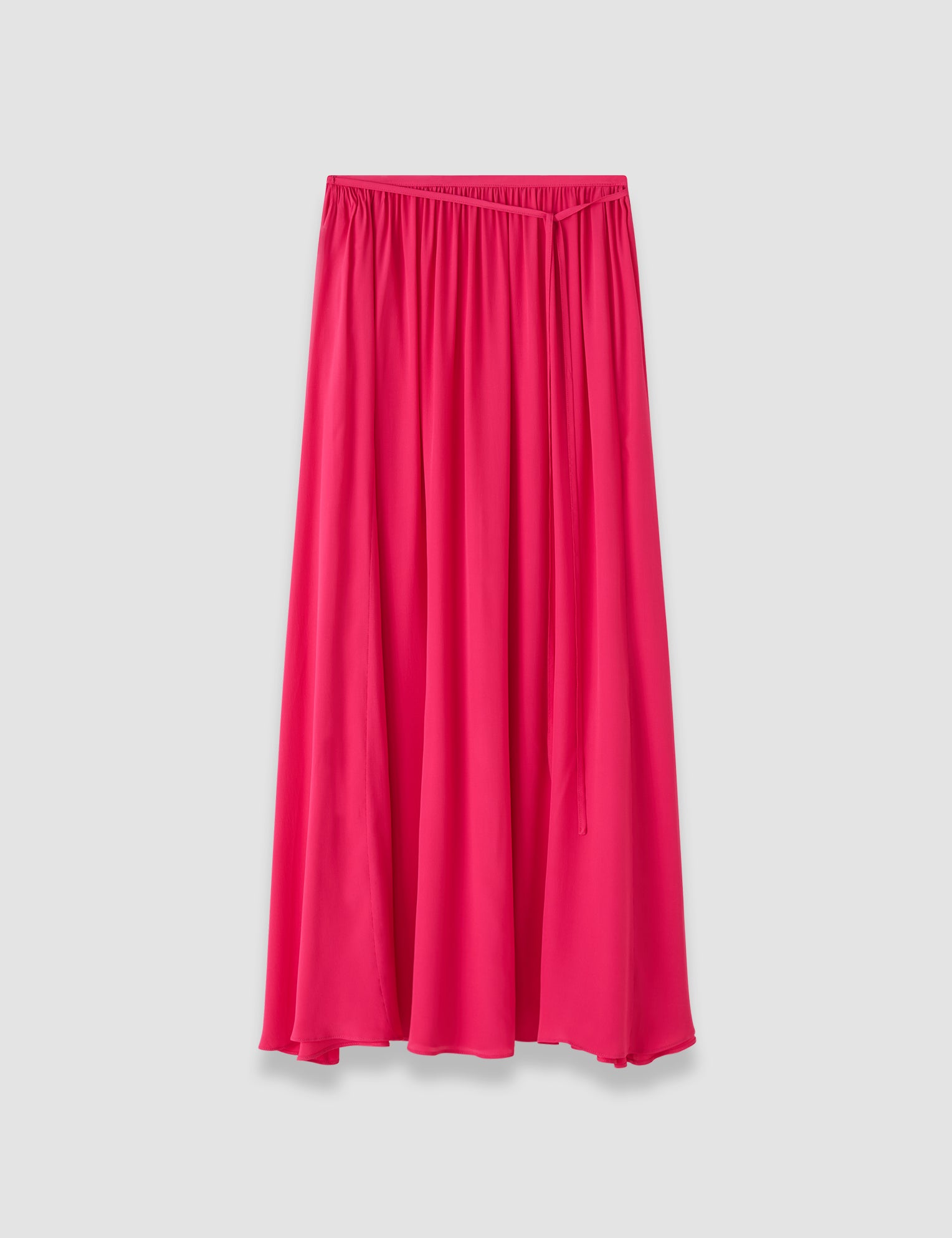Pink Elba Silk Blend Crepe Skirt - Joseph