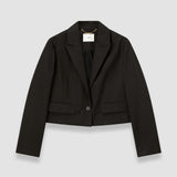 Black Elias Cotton Linen Jacket - Joseph