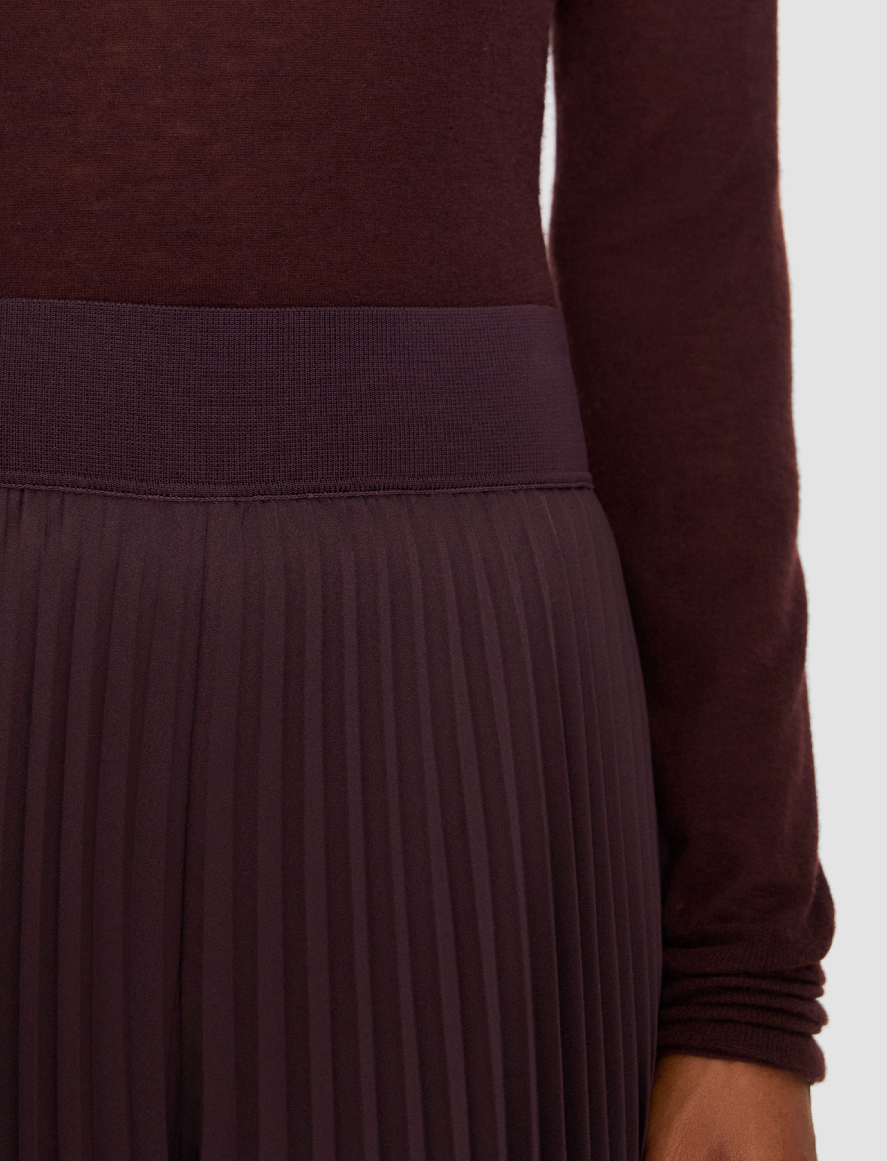 紫-エラ-knit-weave-plisse-キュロット-JOSEPH