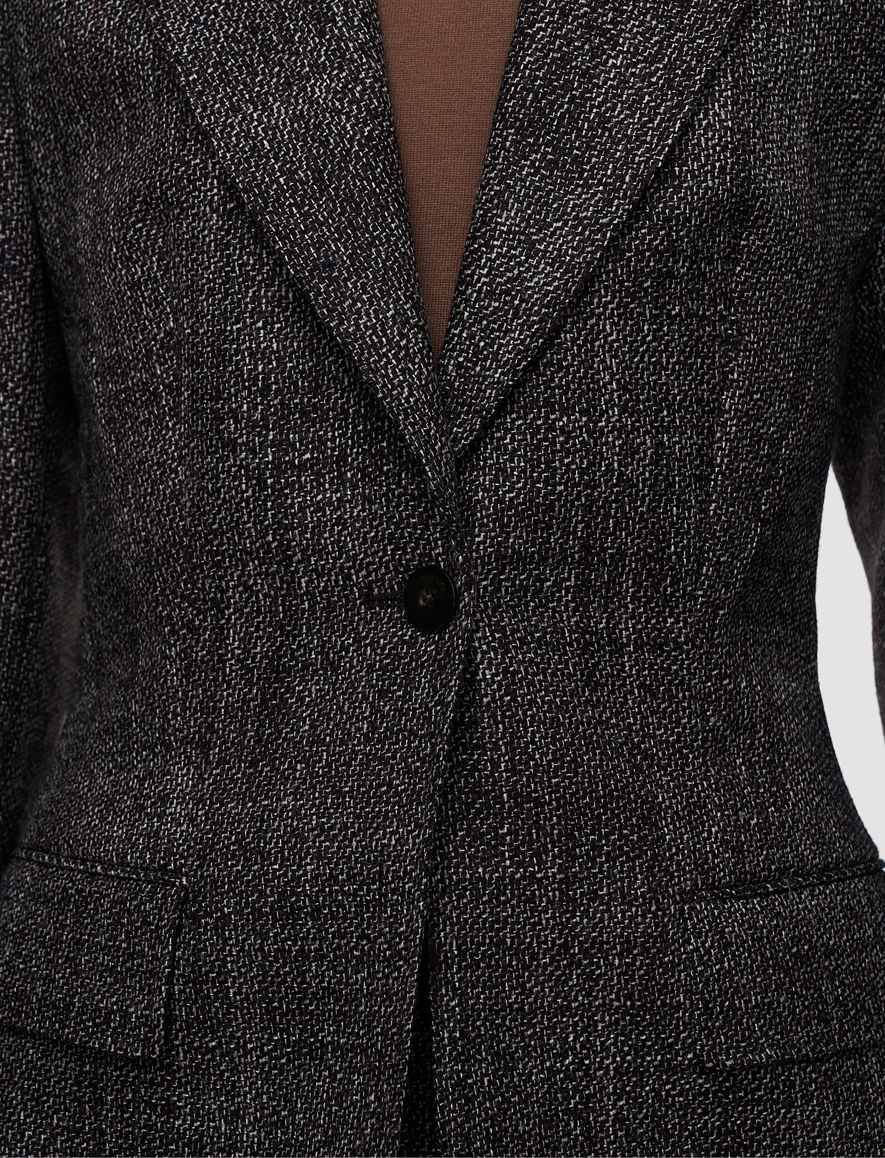 marron-veste-fallon-en-laine-texturee-JOSEPH