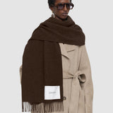 Flora Waffle Wool Scarf