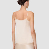 Beige Gaia Silk Satin Camisole - Joseph