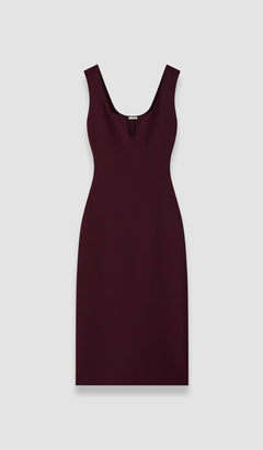 Purple Gloria Compact Milano Dress - Joseph