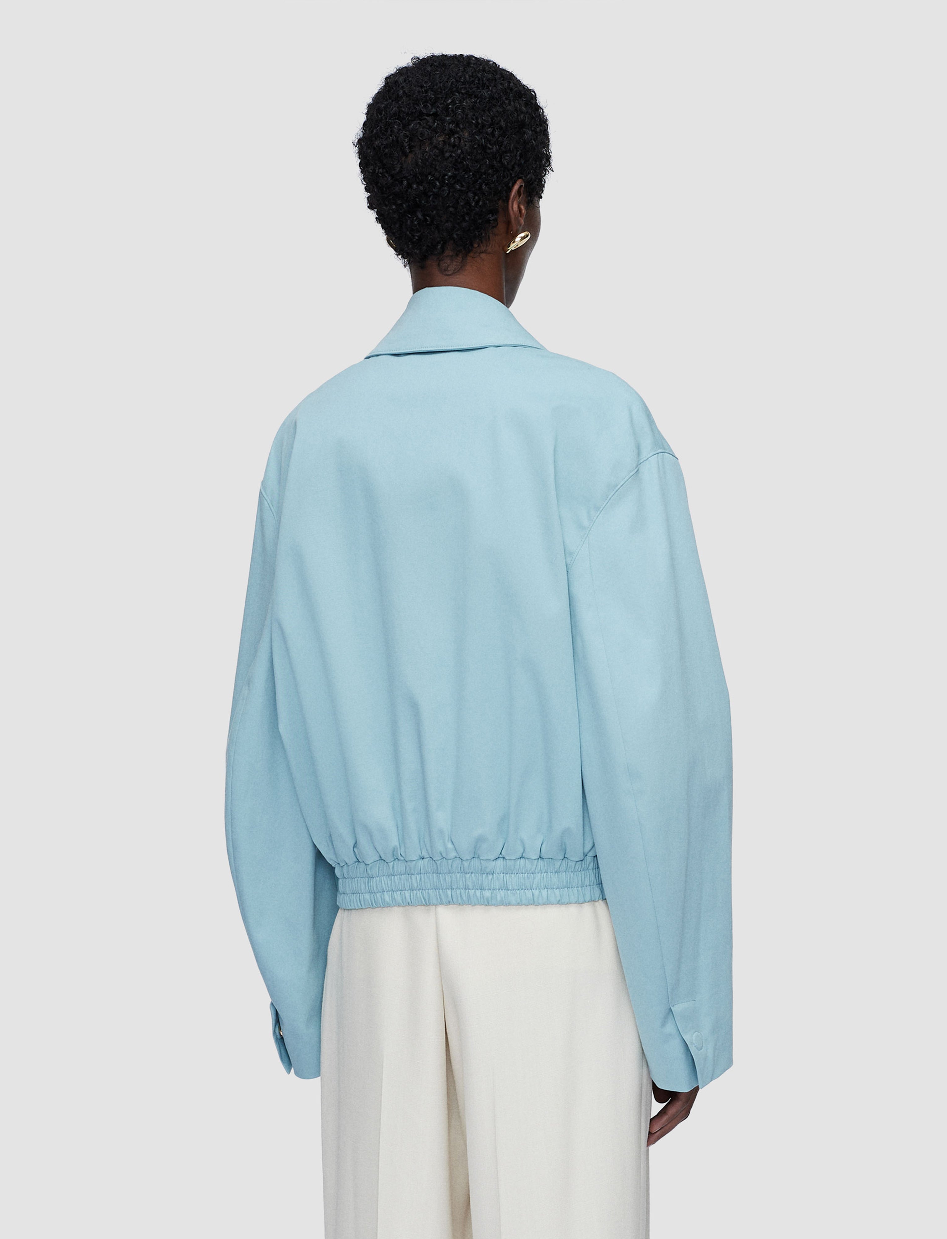 blue-haddou-light-cotton-bomber-jacket-JOSEPH
