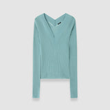 Harti Linen Blend Knit Top