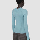 Harti Linen Blend Knit Top