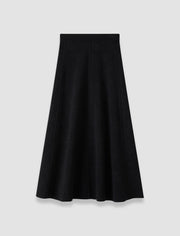 Black Helius Jacquard Milano Skirt - Joseph