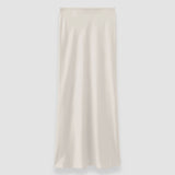 Isaak Long Silk Satin Skirt
