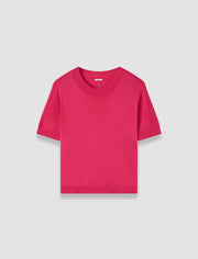 Pink Jana Silk Knit Top - Joseph