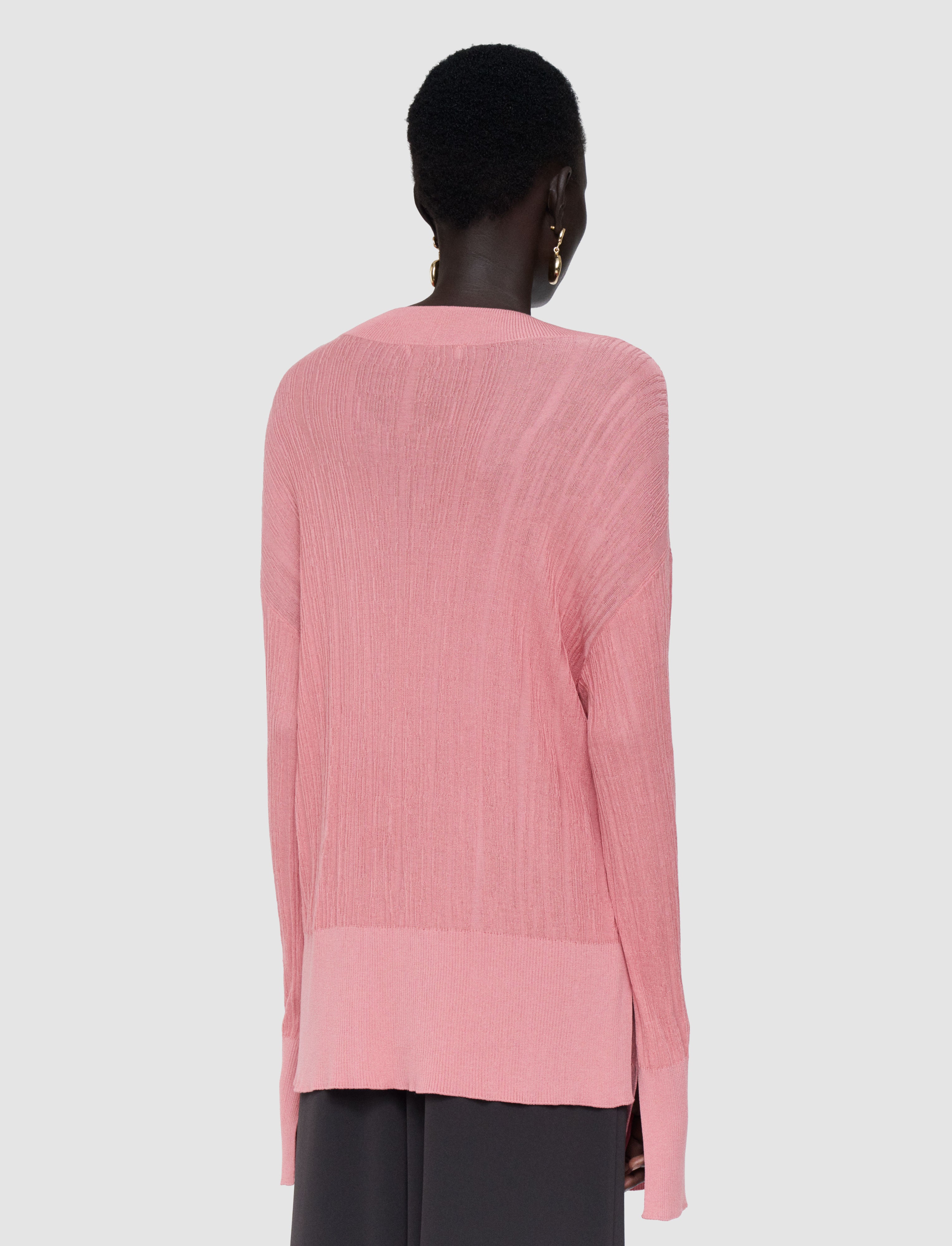 pink-jardin-silk-cotton-rib-jumper-JOSEPH