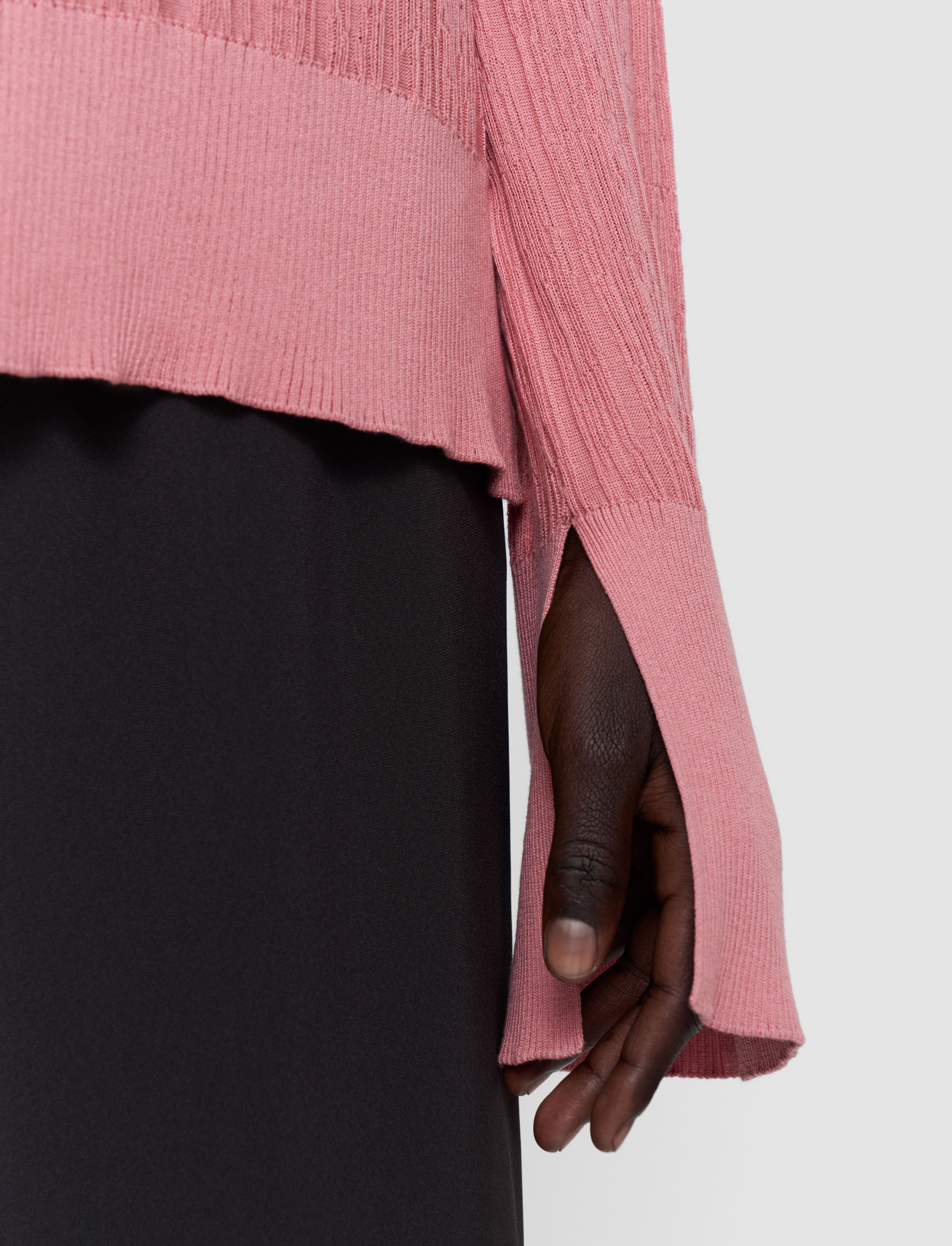 pink-jardin-silk-cotton-rib-jumper-JOSEPH