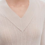 Pull Jardin en côte coton soie 