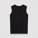 Black Silk Crepe de Soie Bley Blouse - Joseph