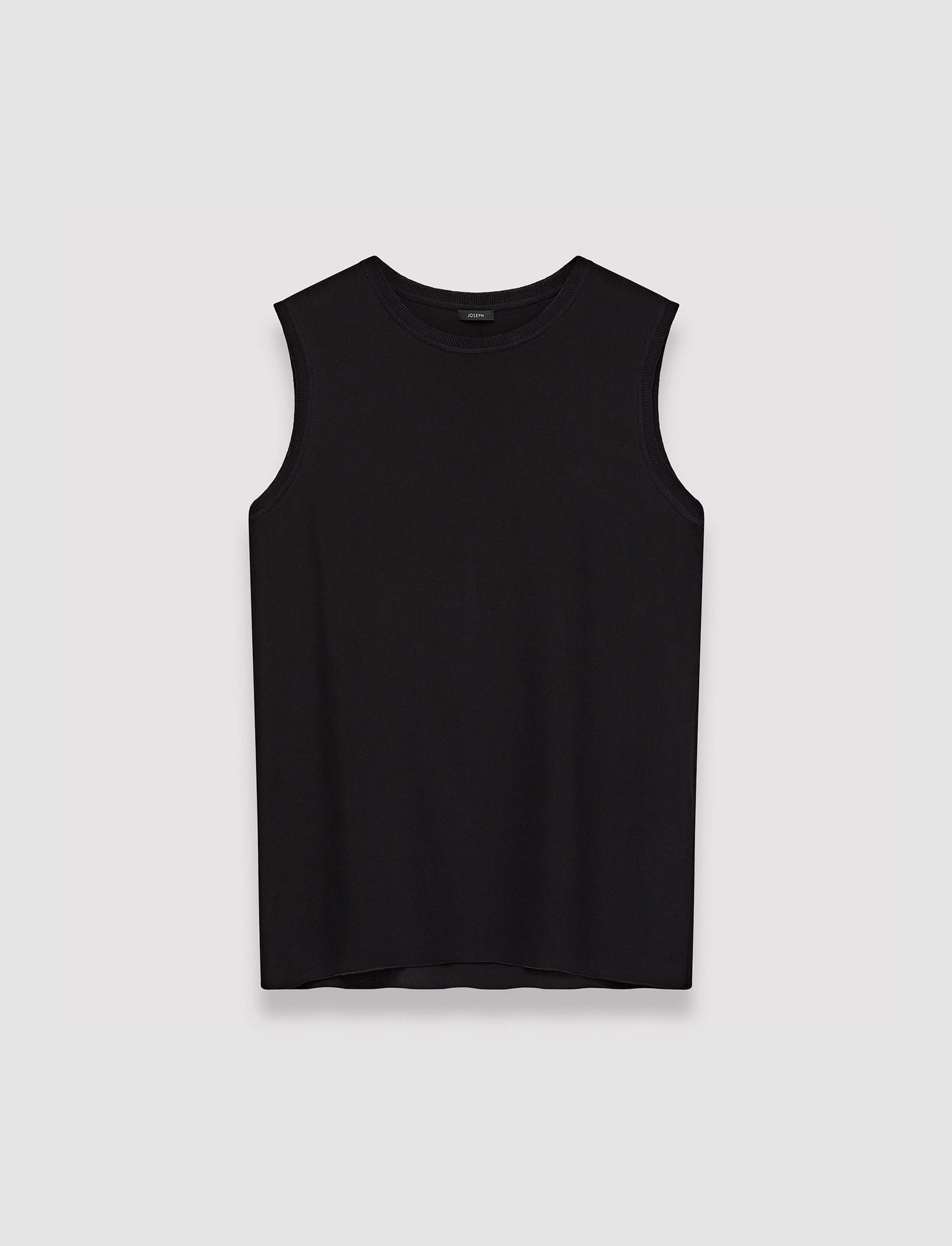 black-bley-crepe-de-soie-silk-blouse-JOSEPH
