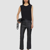 Pantalon Duke en cuir stretch