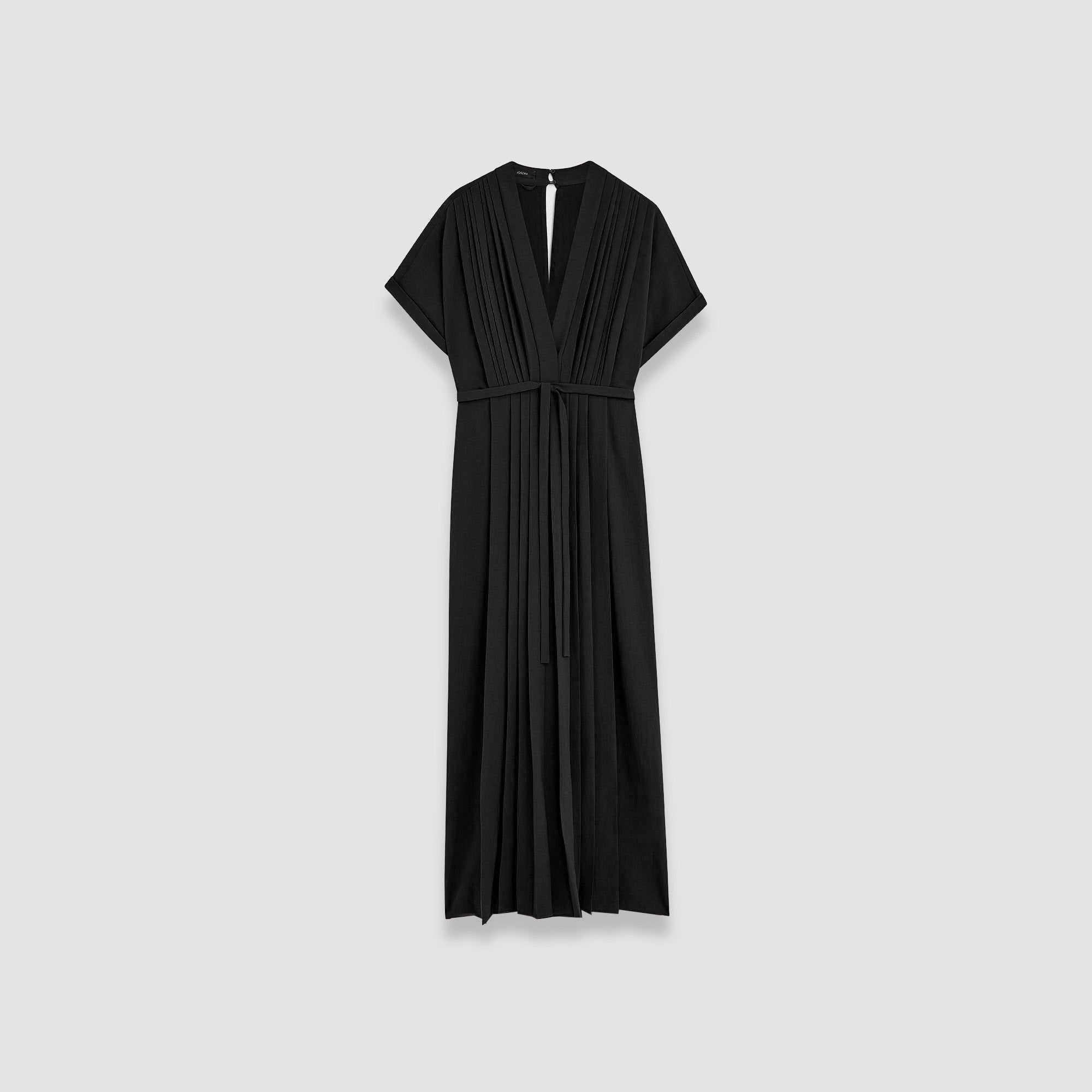 black-sofia-airy-plisse-jumpsuit-JOSEPH