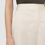 White Jnane Cotton Linen Trousers - Joseph