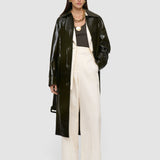 White Jnane Cotton Linen Trousers - Joseph