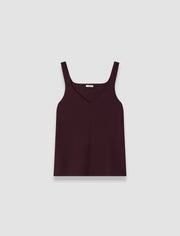 Purple Joann Compact Milano Tank Top - Joseph