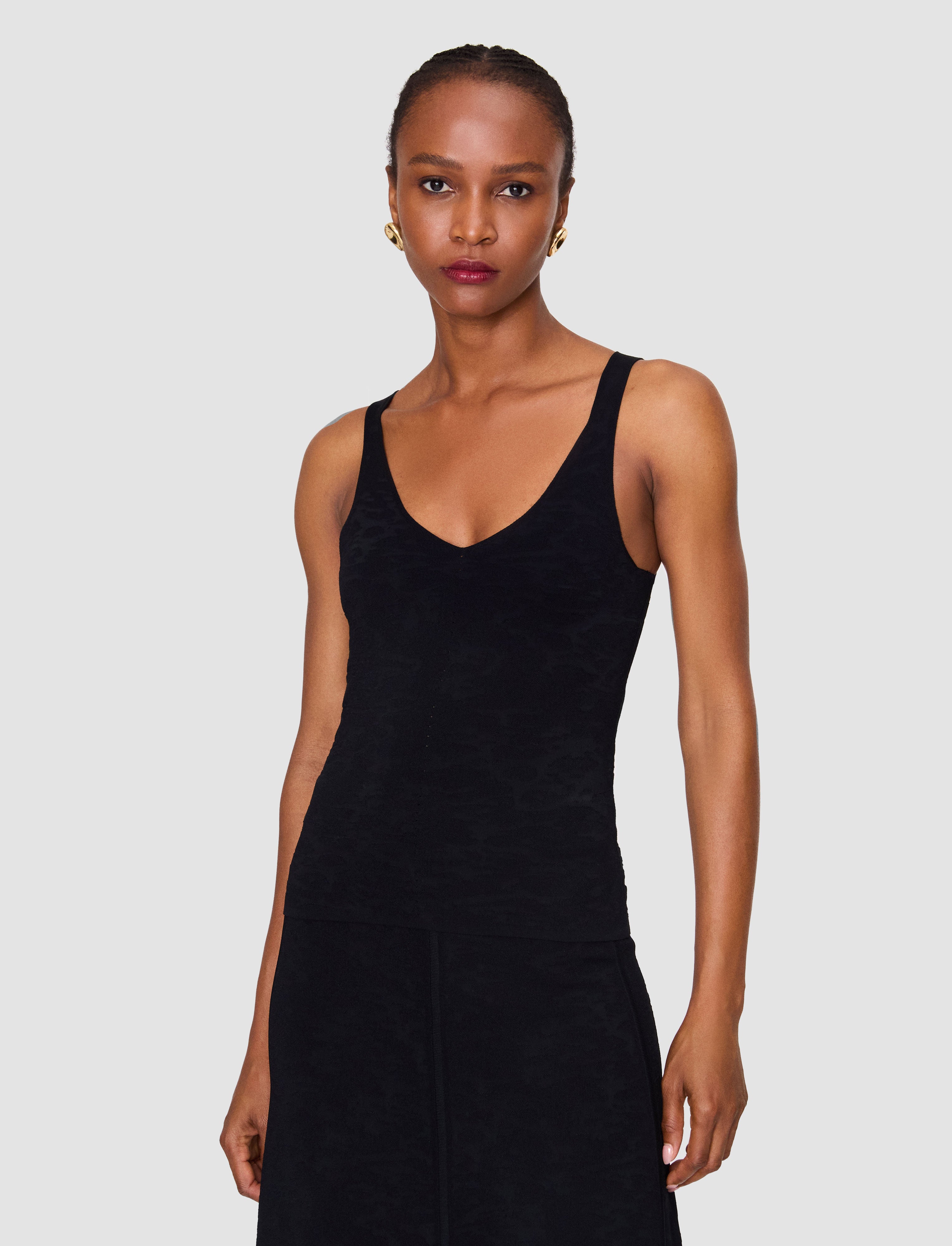 black-joann-jacquard-milano-tank-top-JOSEPH