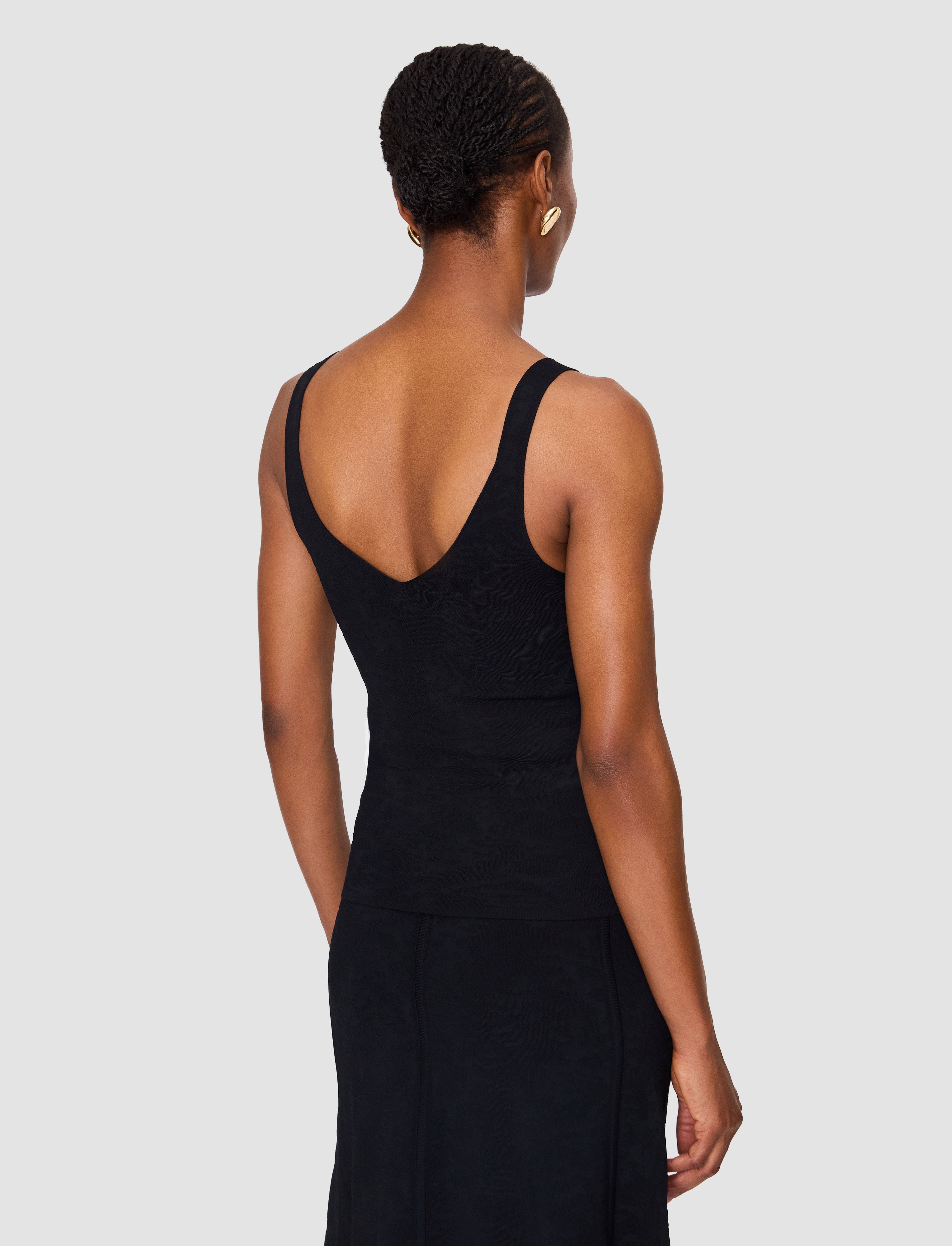 black-joann-jacquard-milano-tank-top-JOSEPH