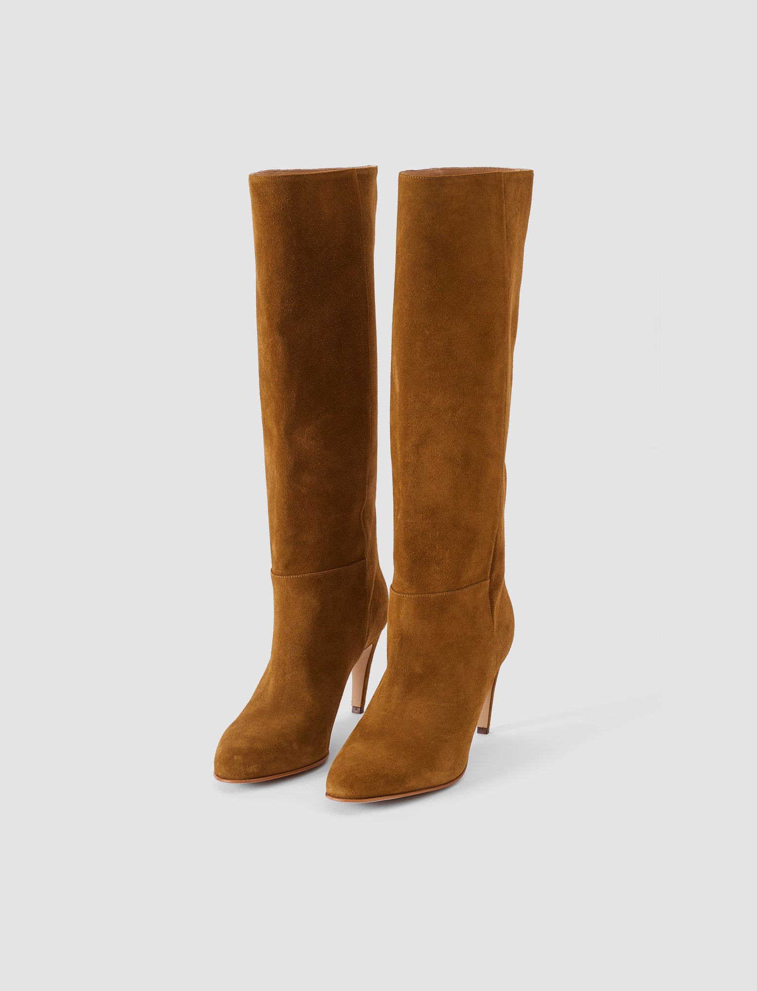 marron-bottes-jolie-en-daim-JOSEPH