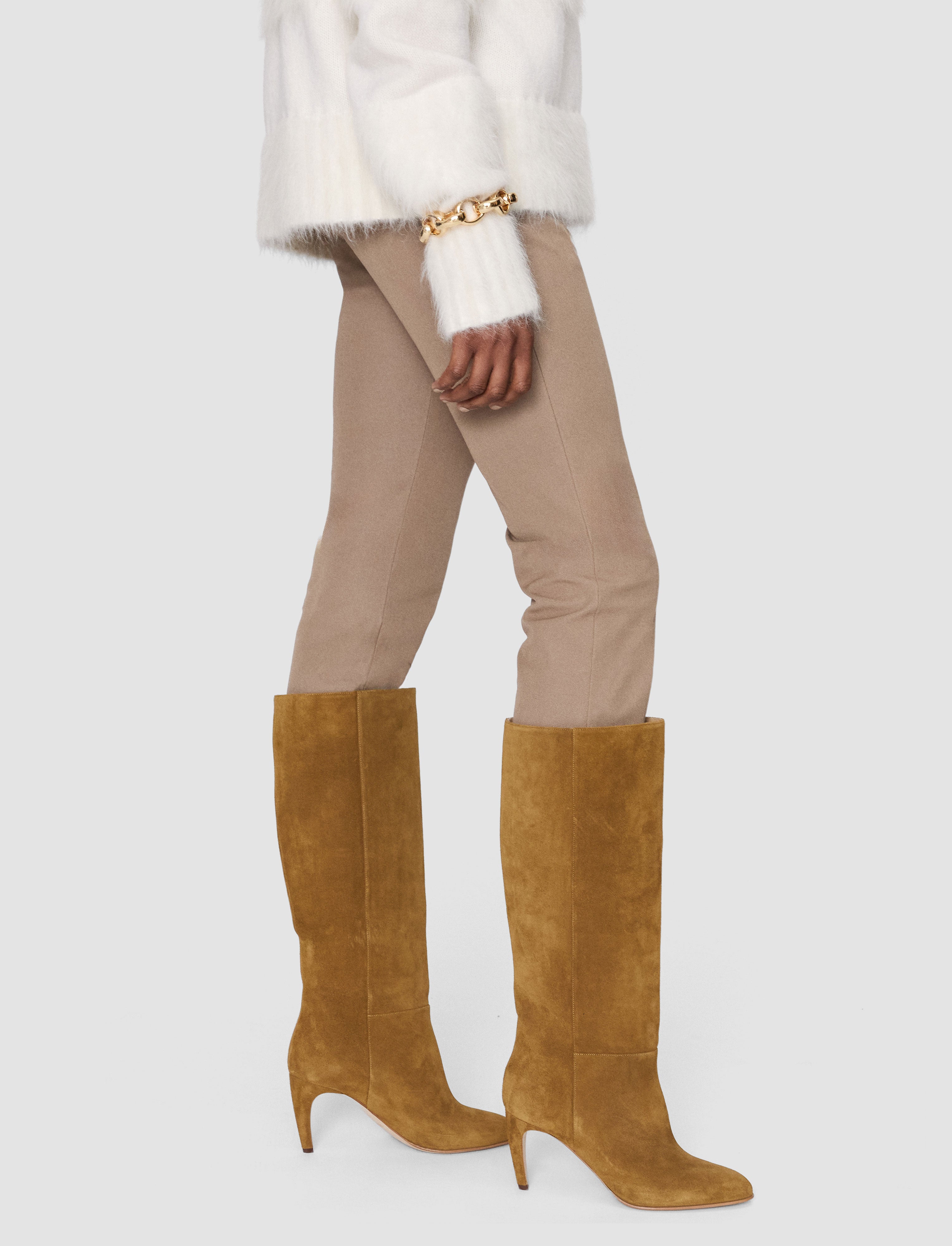 marron-bottes-jolie-en-daim-JOSEPH