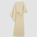 Beige Joya Satin Twill Dress - Joseph
